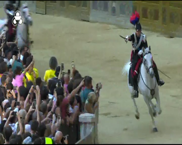 Esibizione dei Carabinieri a Cavallo – Prova Generale – Palio Luglio 2022