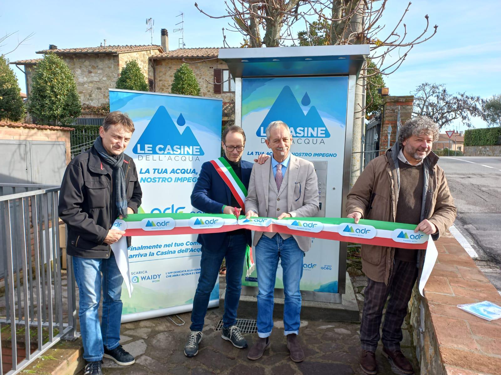 AdF, inaugurata la casina dell’acqua a Casciano di Murlo