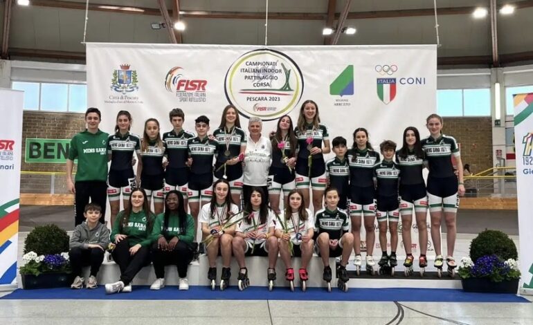 Mens Sana pattinaggio: giovanissimi al primo posto nel campionato indoor