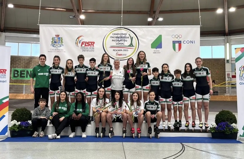 Mens Sana pattinaggio: giovanissimi al primo posto nel campionato indoor