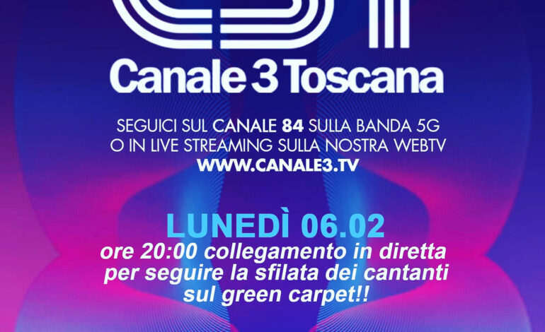 Canale 3 a Sanremo: sette giorni con Masoni e Federici nella città dei fiori