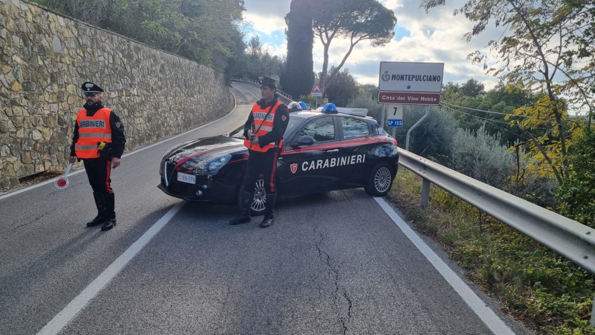 Montepulciano, 36enne arrestato dai carabinieri per lesioni personali