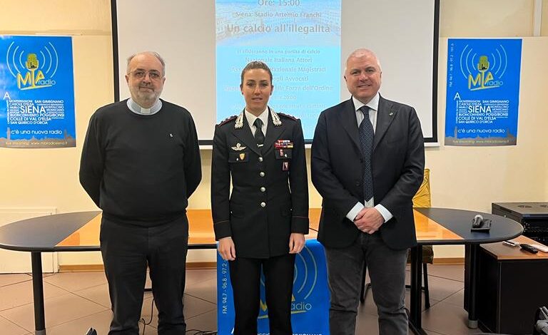 Siena: sabato il grande evento “un calcio all’illegalità”, al Franchi attori, magistrati e forze dell’ordine in campo