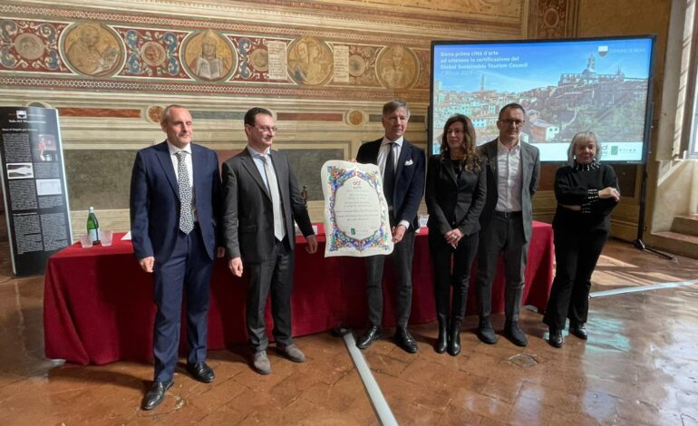 Siena prima città d’Italia con certificazione internazionale per il turismo sostenibile