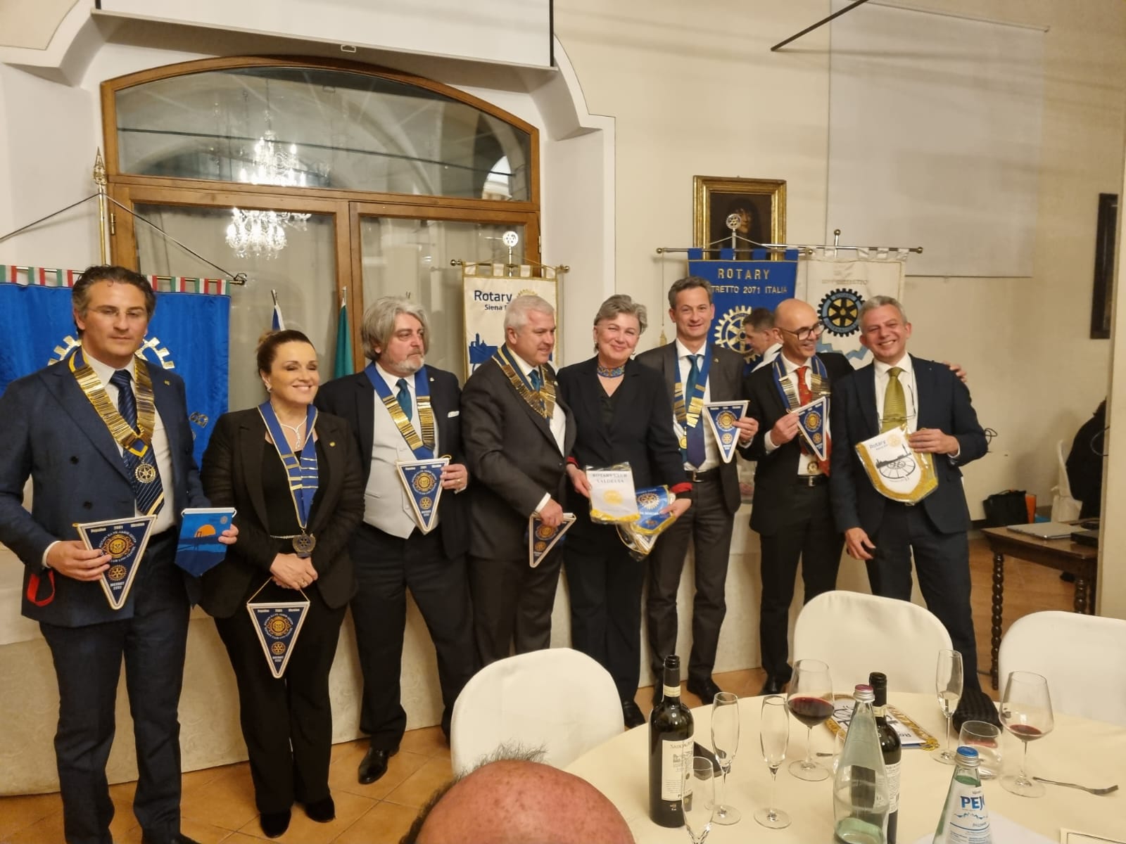 Sei club Rotary dell’area senese, uniti per la pace