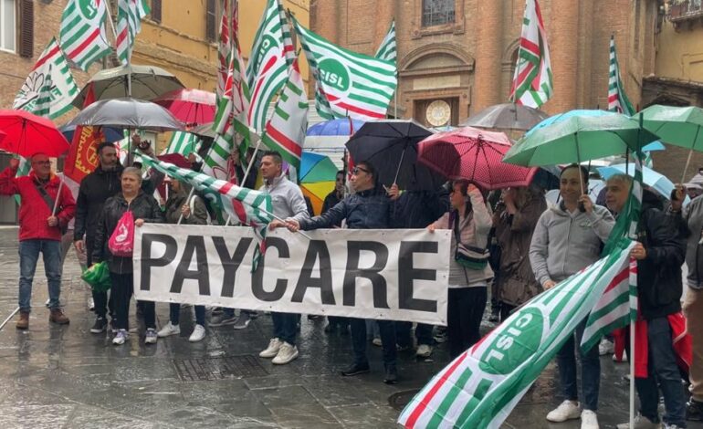 Pay Care, contratto di solidarietà valido fino ad ottobre 2024, Cesarano: “Fabio e Michelotti coinvolgano Mps”