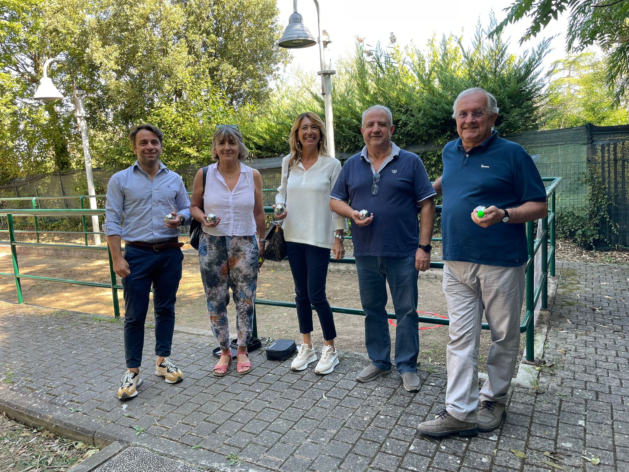 Inaugurato il nuovo campo di bocce a Isola d’Arbia