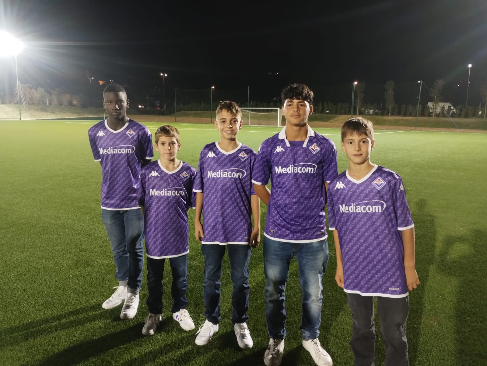 Cinque giovanissimi senesi pronti ad esordire al Viola Park con la maglia della Fiorentina