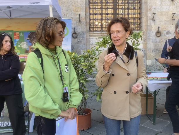 Oltre 300 persone oggi a Siena per la giornata nazionale del trekking urbano