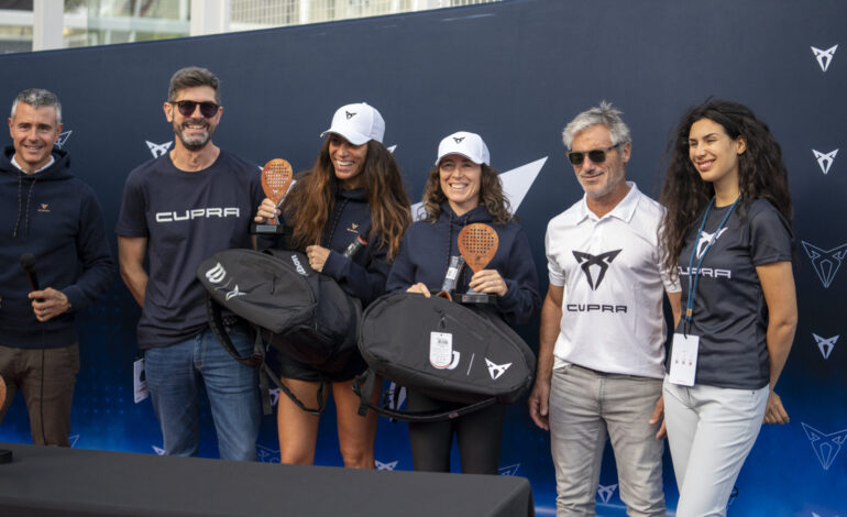 Coppia senese vince la Cupra Padel experience 2023