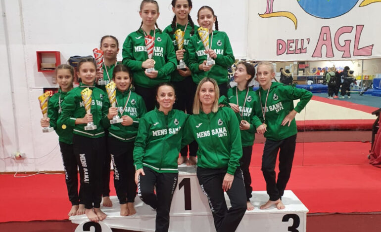 Mens Sana Ginnastica Artistica: campionesse Toscana con 8 ori