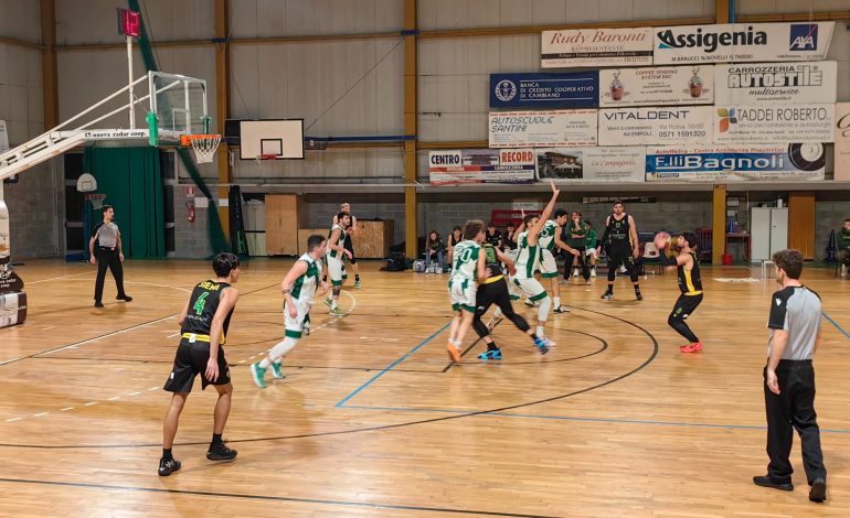 Basket, successo esterno per la Vismederi Costone Siena che passa 87-77 a Fucecchio