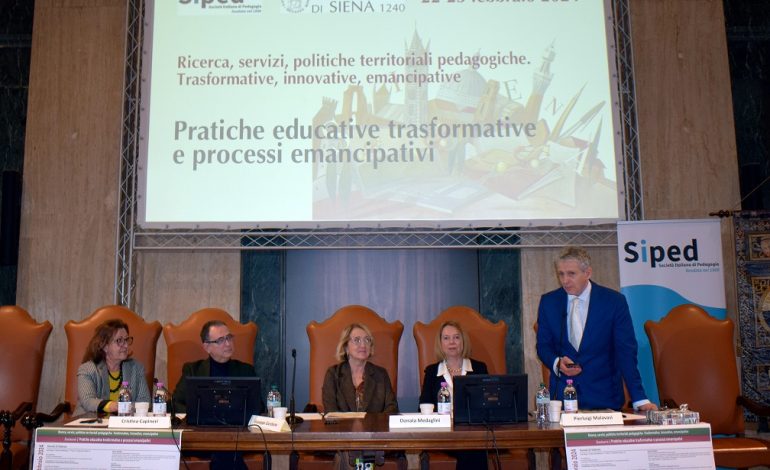 All’Università di Siena il conclave della pedagogia italiana. L’ateneo farà partire un corso sulla formazione primaria