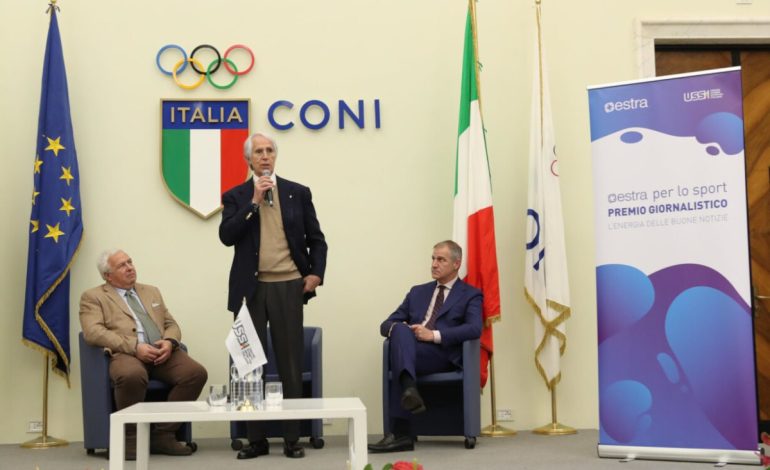 Premio Estra per lo Sport: al Coni la cerimonia di premiazione della VI edizione