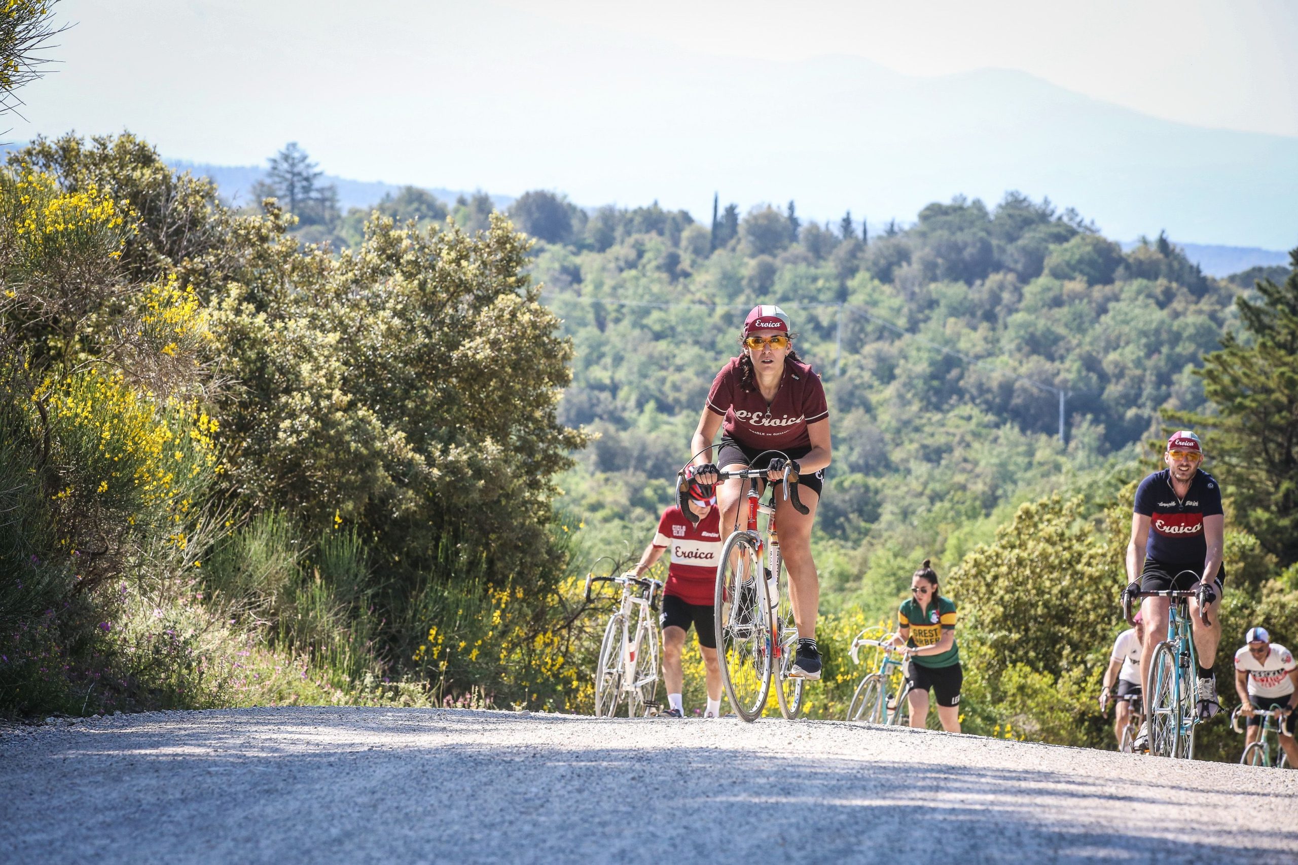 Tutto pronto per Eroica Montalcino. C’è chi arriva in bici da Varese e chi la racconterà da una Radio Immaginaria