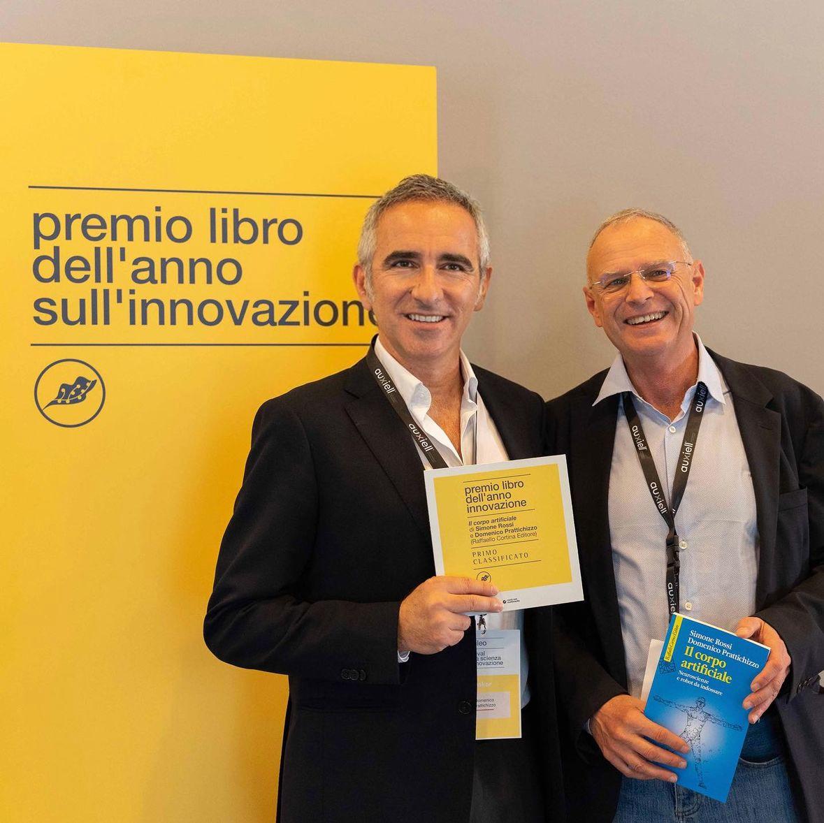 “Il corpo artificiale”, il libro di Domenico Prattichizzo e Simone Rossi protagonista ad Agorà, format culturale delle Scotte