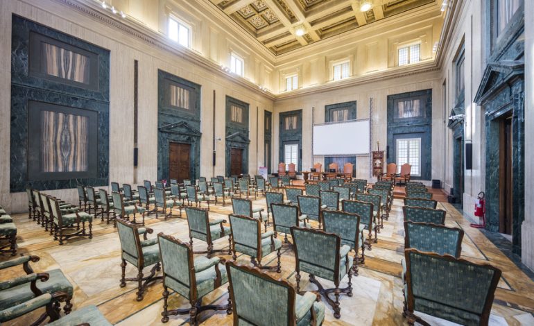 Palazzo del Rettorato dell’Università di Siena aperto in occasione del Palio di Siena