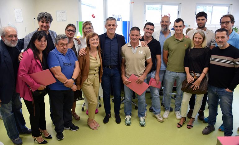 Nuova donazione collettiva con priori, capitani e fantini organizzata dal Gruppo Donatori Sangue Contrade