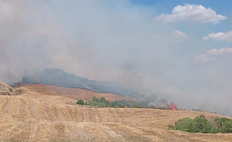 San Casciano dei Bagni, incendio a Celle sul Rigo