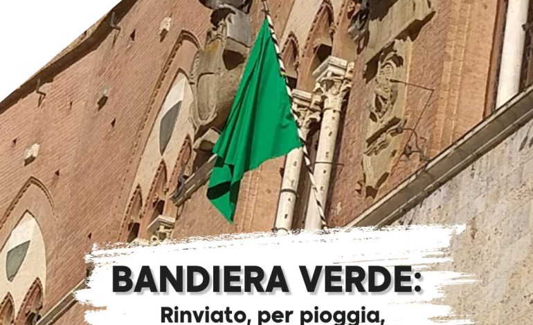 Bandiera verde, la pioggia impone il rinvio del Palio