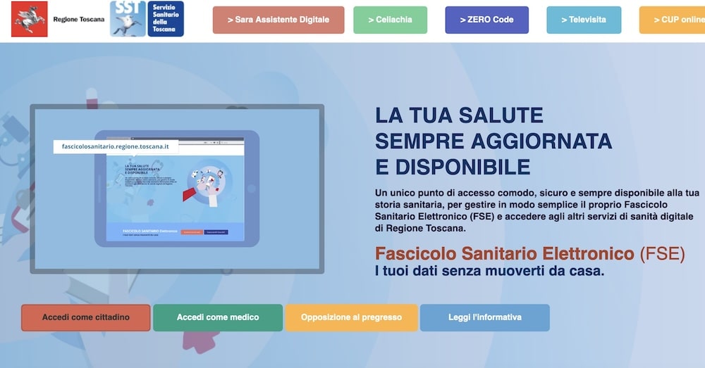 Il 17 luglio manutenzione dei servizi informatici sanitari regionali