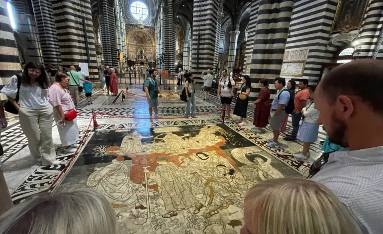 Duomo, si svela la meraviglia del pavimento: seconda scopertura straordinaria per il “libro di marmo”