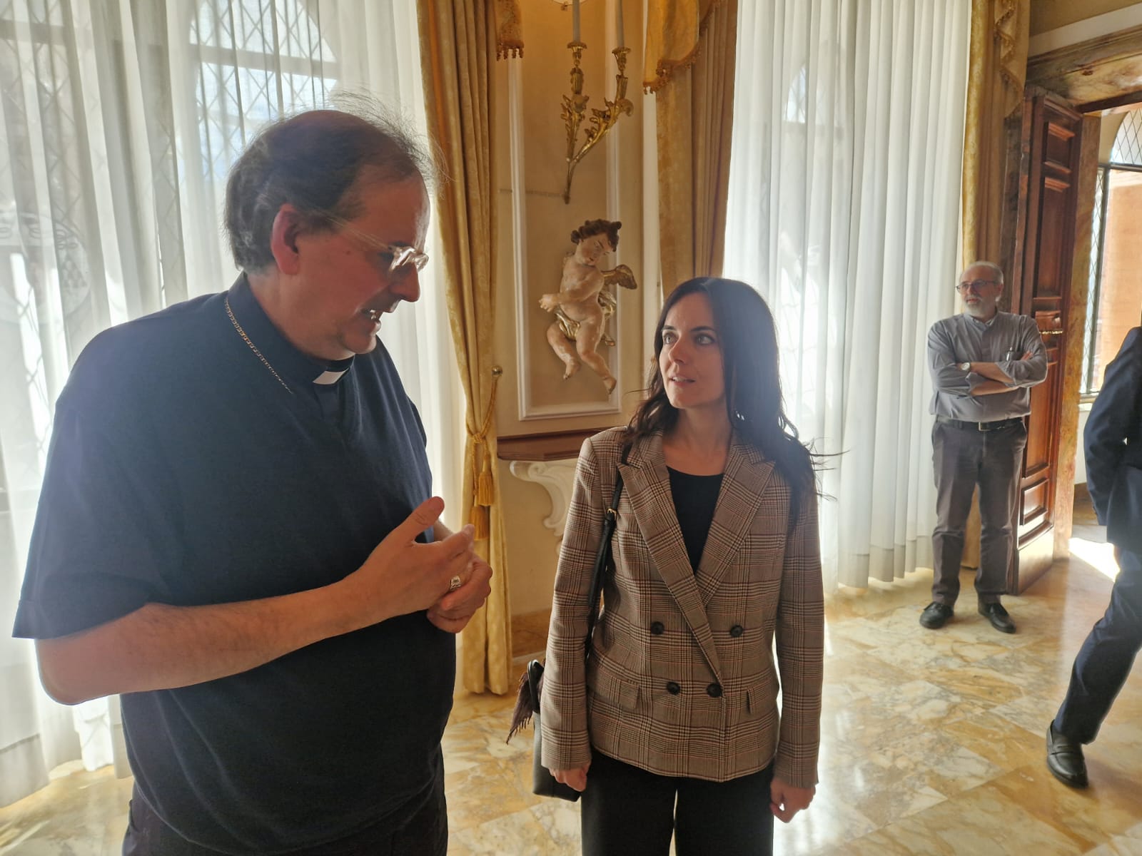 Il cardinale Lojudice incontra Agnese Carletti, neo presidente della Provincia