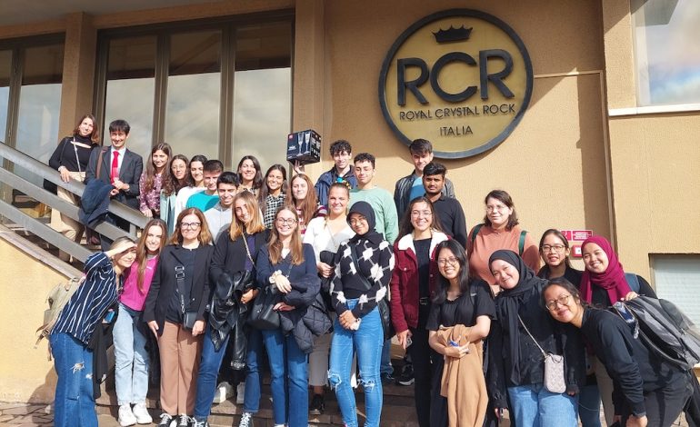 Studenti dell’Università di Siena in visita presso l’azienda Rcr di Colle Val d’Elsa