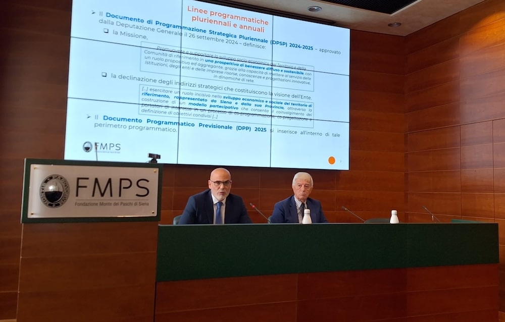 Fondazione Mps sempre più “motore di crescita” del territorio. Presentato il Documento Programmatico Previsionale 2025