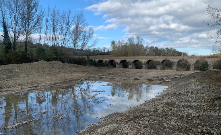 Consorzio di Bonifica 6 Toscana Sud, terminati i lavori di manutenzione ordinaria sul torrente Saio (Chiusdino)