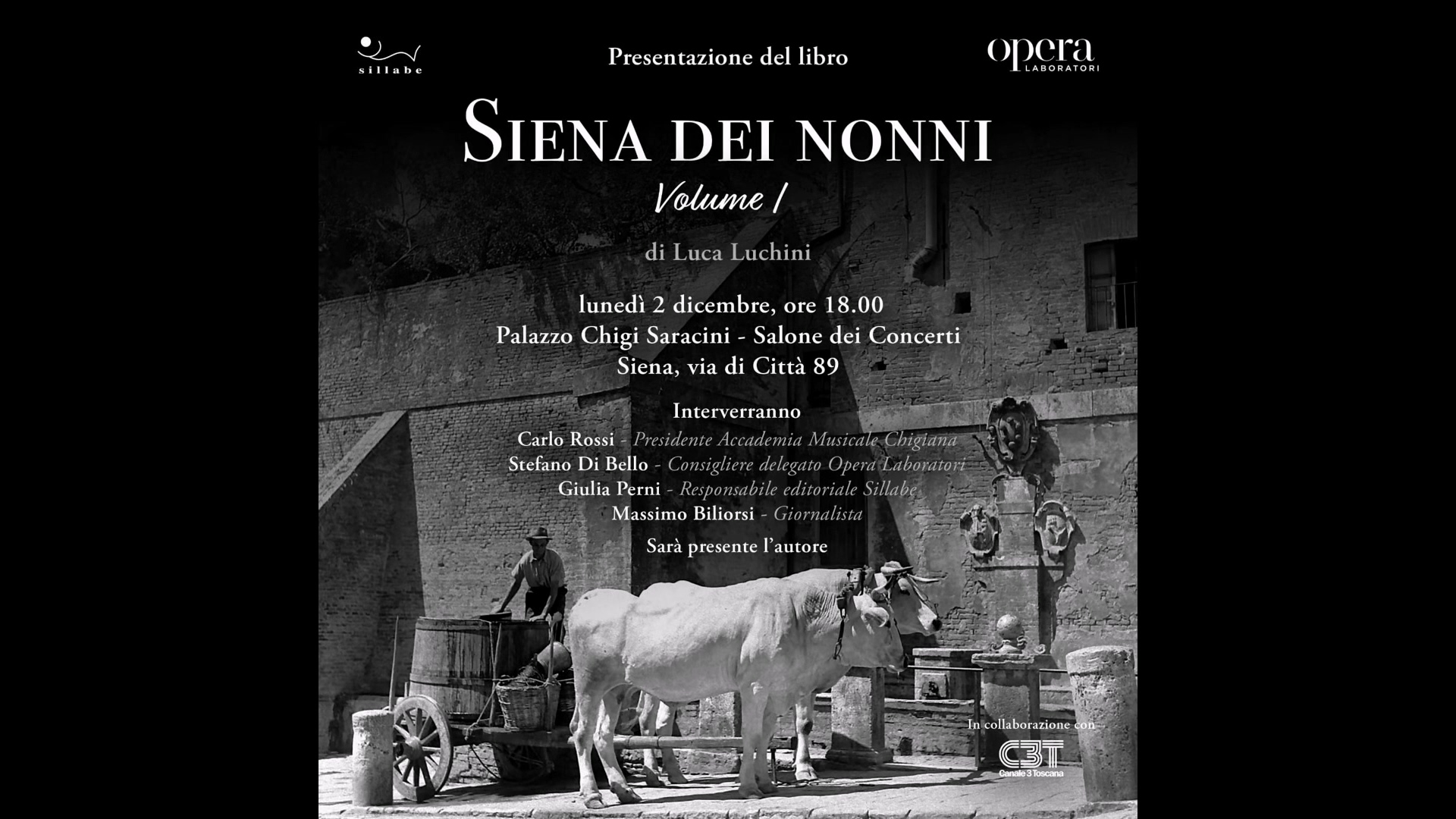 Presentazione del libro “Siena dei Nonni” di Luca Luchini