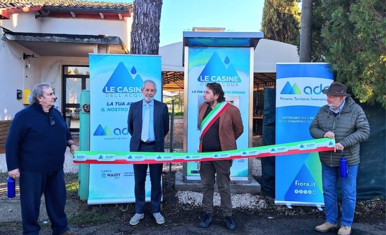 Castiglione d’Orcia, inaugurata la nuova casina dell’acqua a Gallina