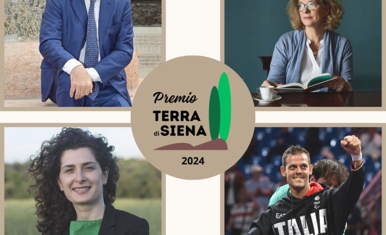 Premio “Terra di Siena” 2024: omaggio a Giordano Bruno Guerri, Matteo Betti, Gaia Pianigiani e alla Fondazione del Chianti Classico