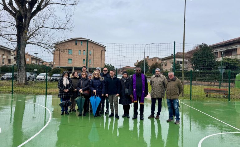 Isola d’Arbia, inaugurata la nuova pista polivalente con un finanziamento di 150mila euro