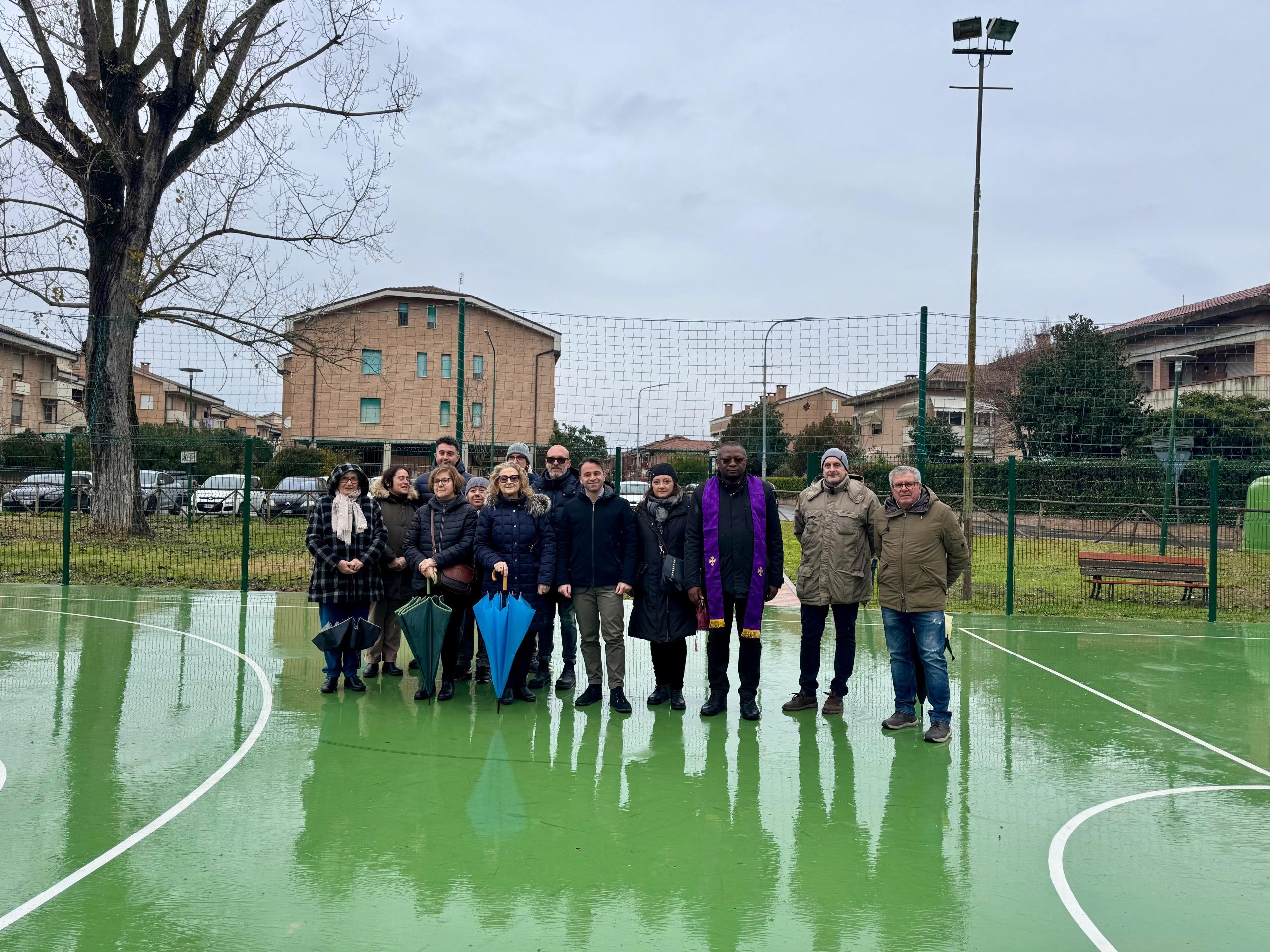 Isola d’Arbia, inaugurata la nuova pista polivalente con un finanziamento di 150mila euro