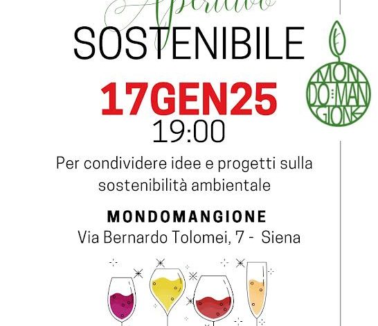 ISDE Siena: Aperitivo Sostenibile per rilanciare la sezione senese dei medici