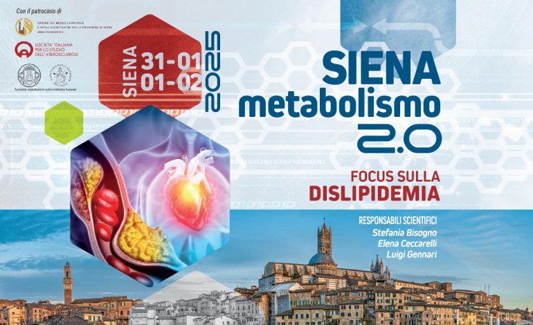 Metabolismo 2.0: Siena ospita un focus multidisciplinare sulla Displidemia con esperti provenienti da tutta Italia