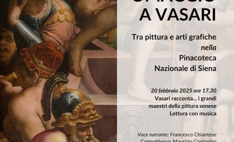 Il 20 febbraio “Vasari racconta… i grandi maestri della pittura senese”