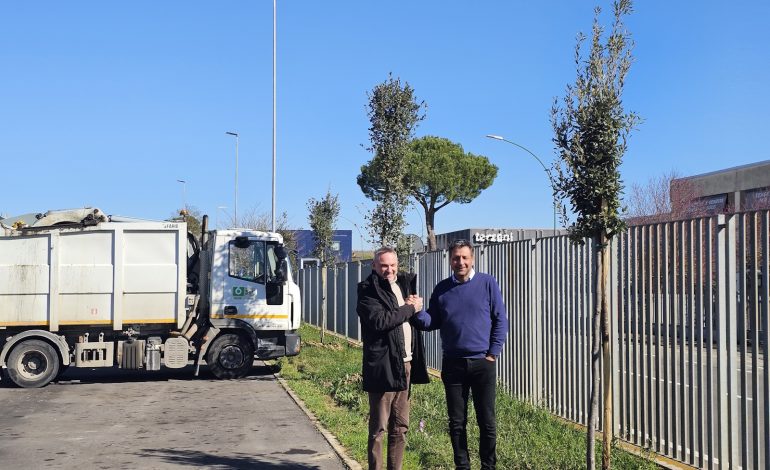 Sei Toscana pianta 15 alberi per la compensazione di CO2 emessa durante Strade Bianche