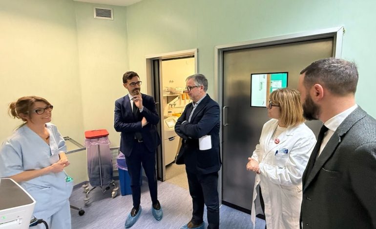 Abbadia San Salvatore, Torre e Bezzini in visita all’ospedale e ai servizi territoriali