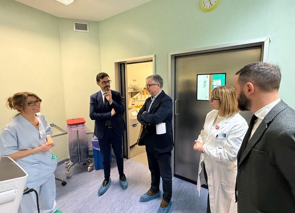 Abbadia San Salvatore, Torre e Bezzini in visita all’ospedale e ai servizi territoriali