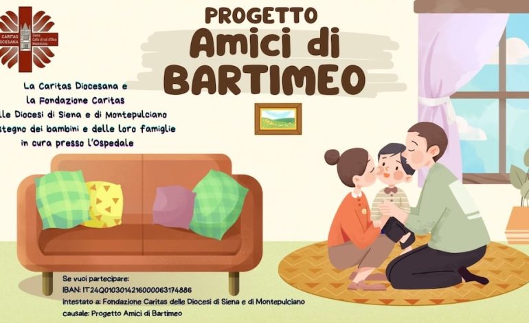 Le Caritas di Siena e Montepulciano lanciano un progetto per sostenere i bambini malati e le loro famiglie