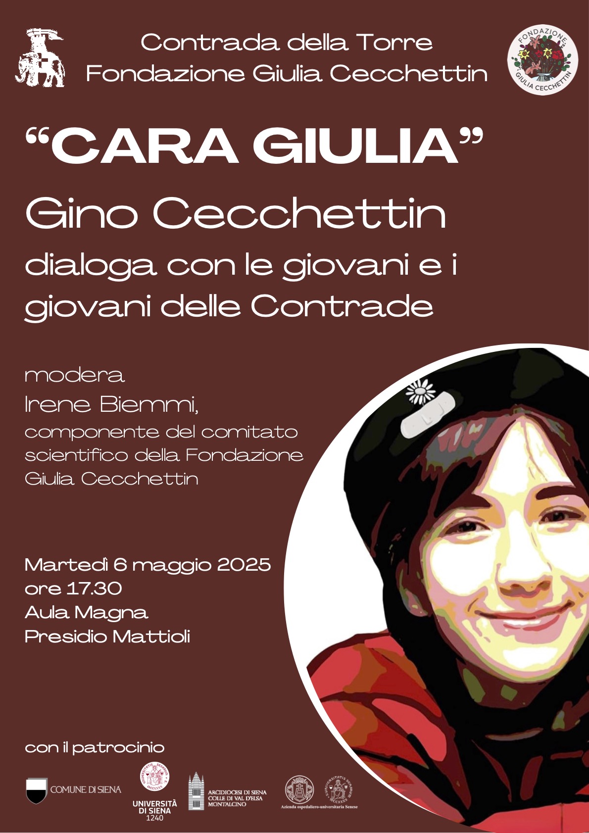 La Torre organizza l’incontro “Cara Giulia”, momento di riflessione con il padre di Gino Cecchettin che dialogherà con i giovani delle contrade