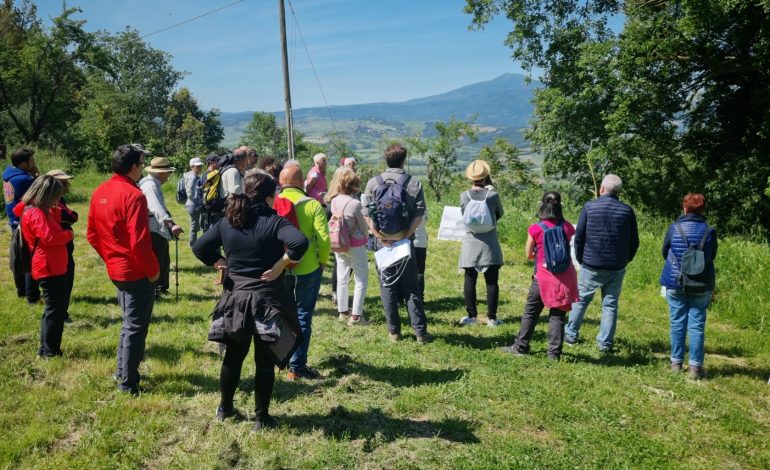 La passeggiata in Val d’Orcia ha chiuso la Settimana della bonifica. “Un tempo qui il paesaggio era lunare. L’attività di bonifica l’ha modificato profondamente”