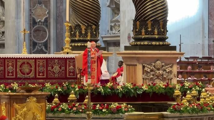 A San Pietro stamani la Messa Pro Eligendo Pontifice. Il cardinale Re: “Il mondo oggi attende molto dalla Chiesa