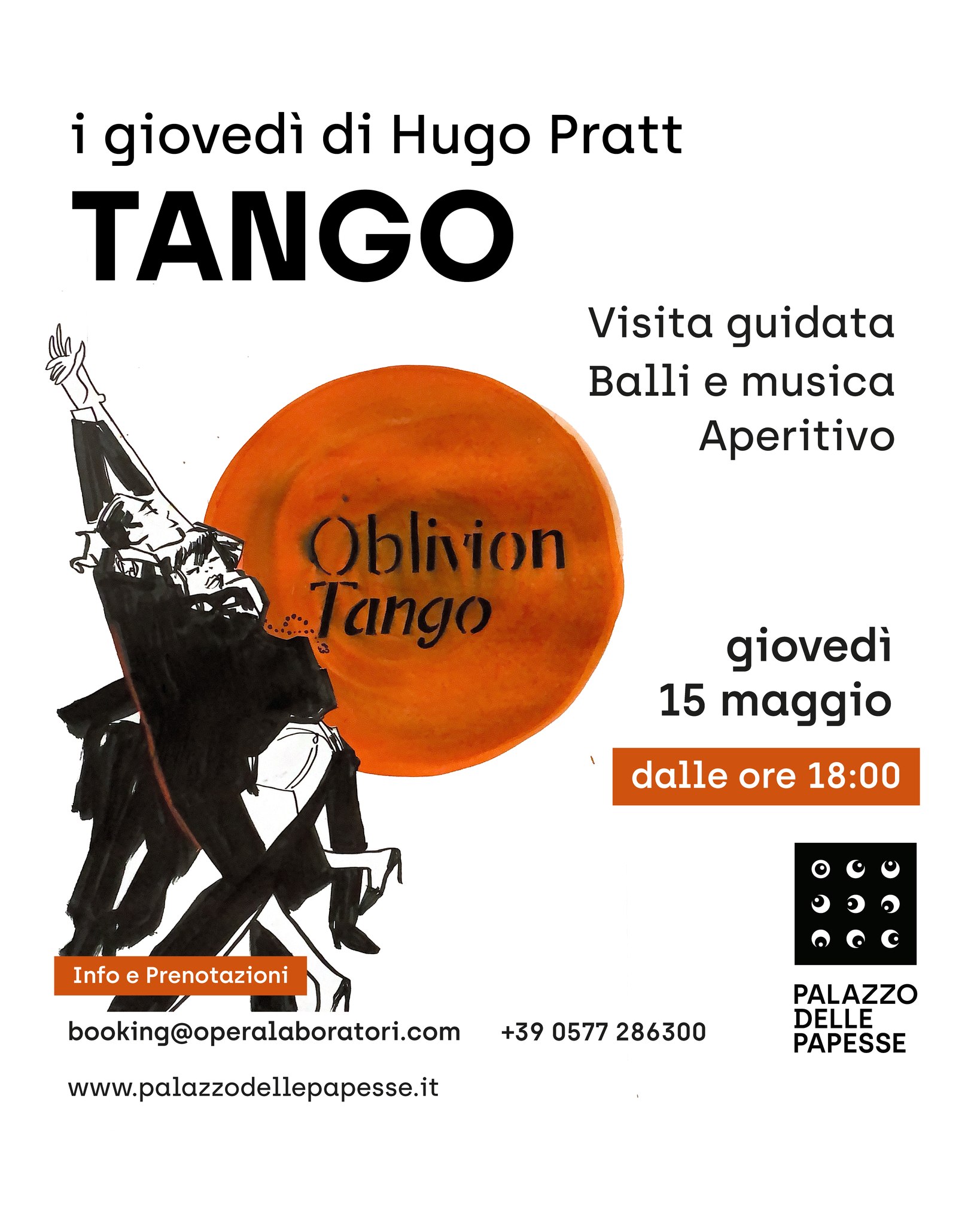 Il 15 maggio alle Papesse un omaggio agli anni argentini di Hugo Pratt, a ritmo di tango