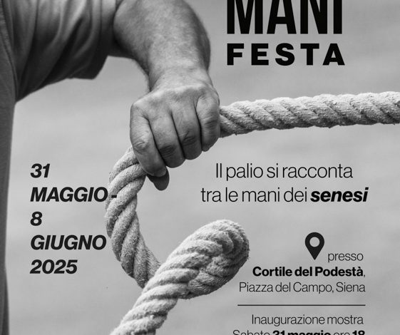 Il 31 maggio si inaugura la mostra di Giulia Brogi. “Il Palio si racconta tra le mani dei senesi”